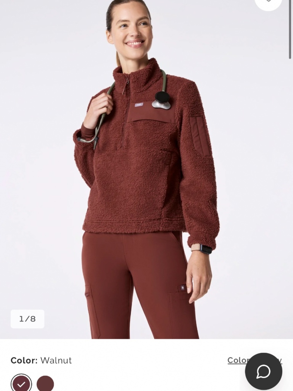 High-Pile Fleece Pullover, FIGS M